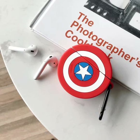 Captain America Airpod Case - Picture 3 of 5